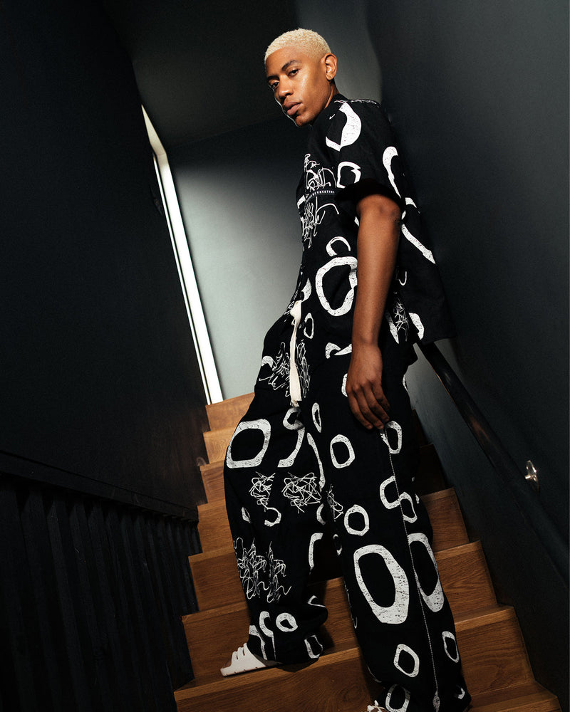 Abstract Print Linen - Legends of Creativity