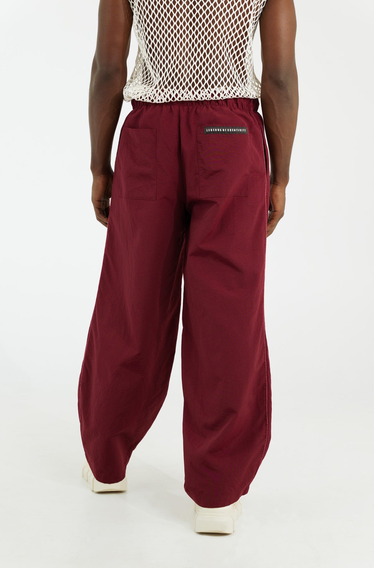 Bowie Nylon Baggy Pants