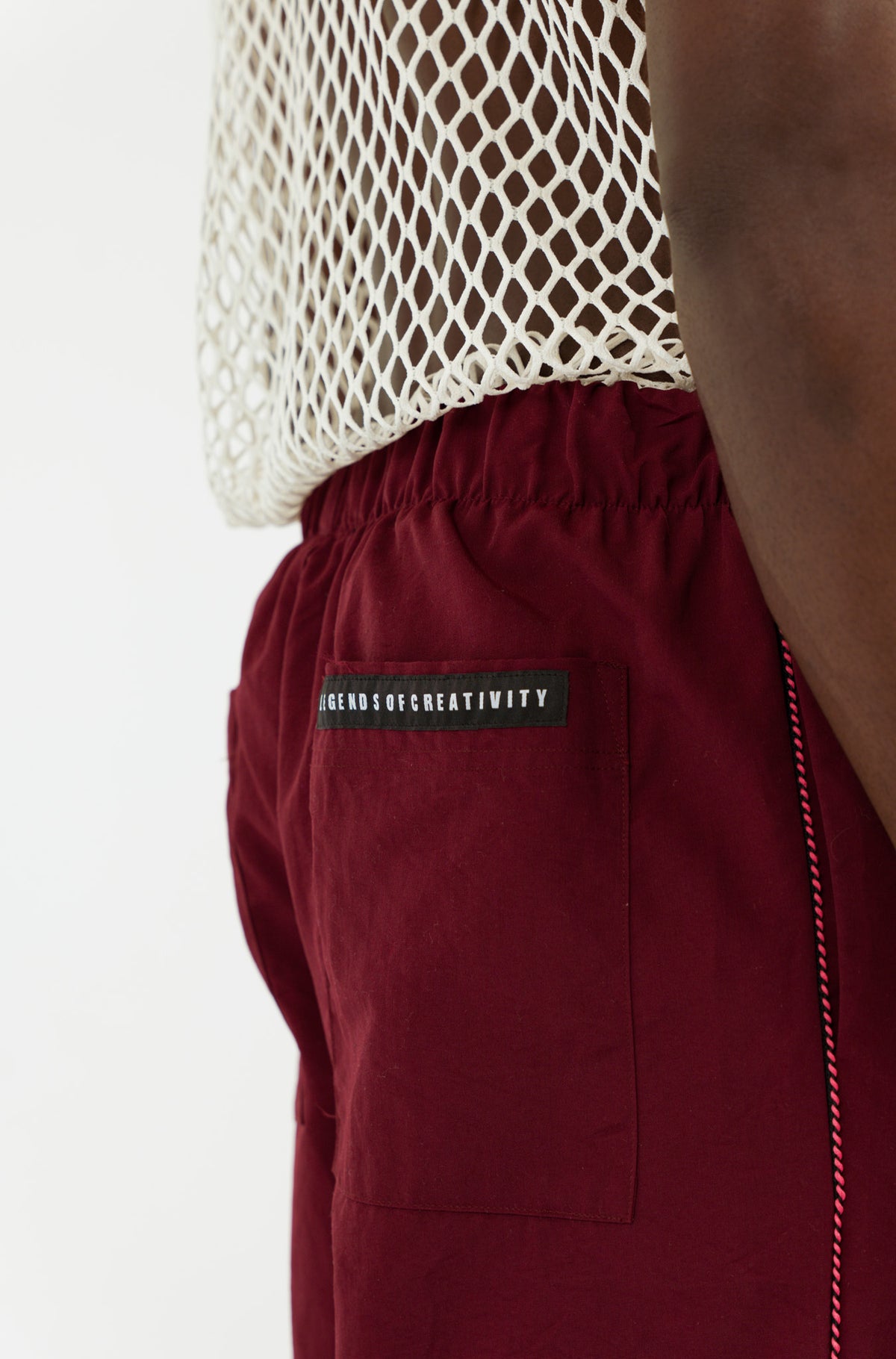 Bowie Nylon Baggy Pants