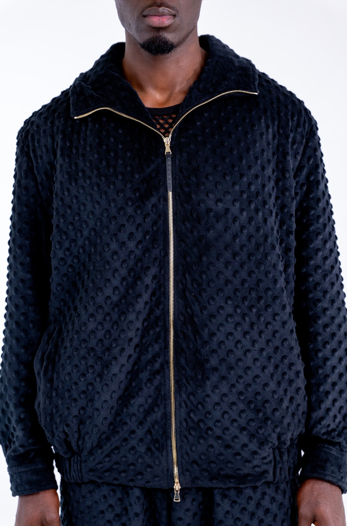 Hendrix Dimple Funnel Neck Jacket