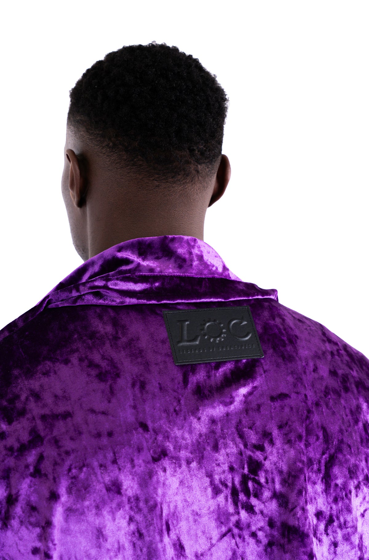 Hendrix Velvet Funnel Neck Jacket