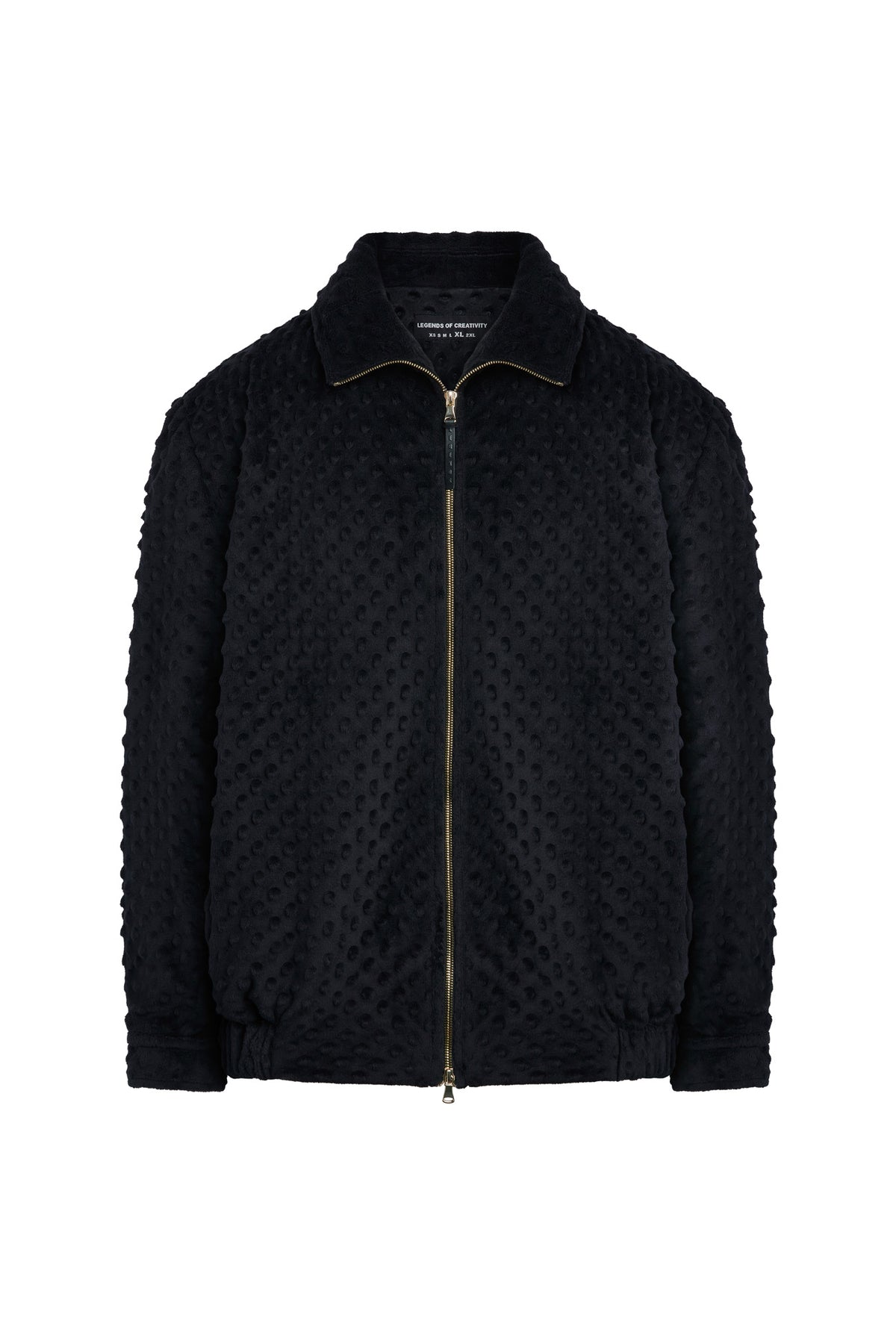 endrix Dimple Funnel Neck Jacket Black  - Legends of Creativity