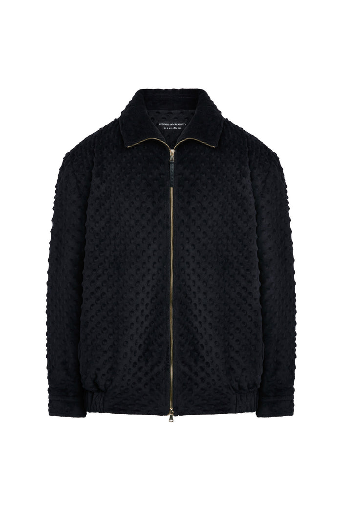 endrix Dimple Funnel Neck Jacket Black  - Legends of Creativity