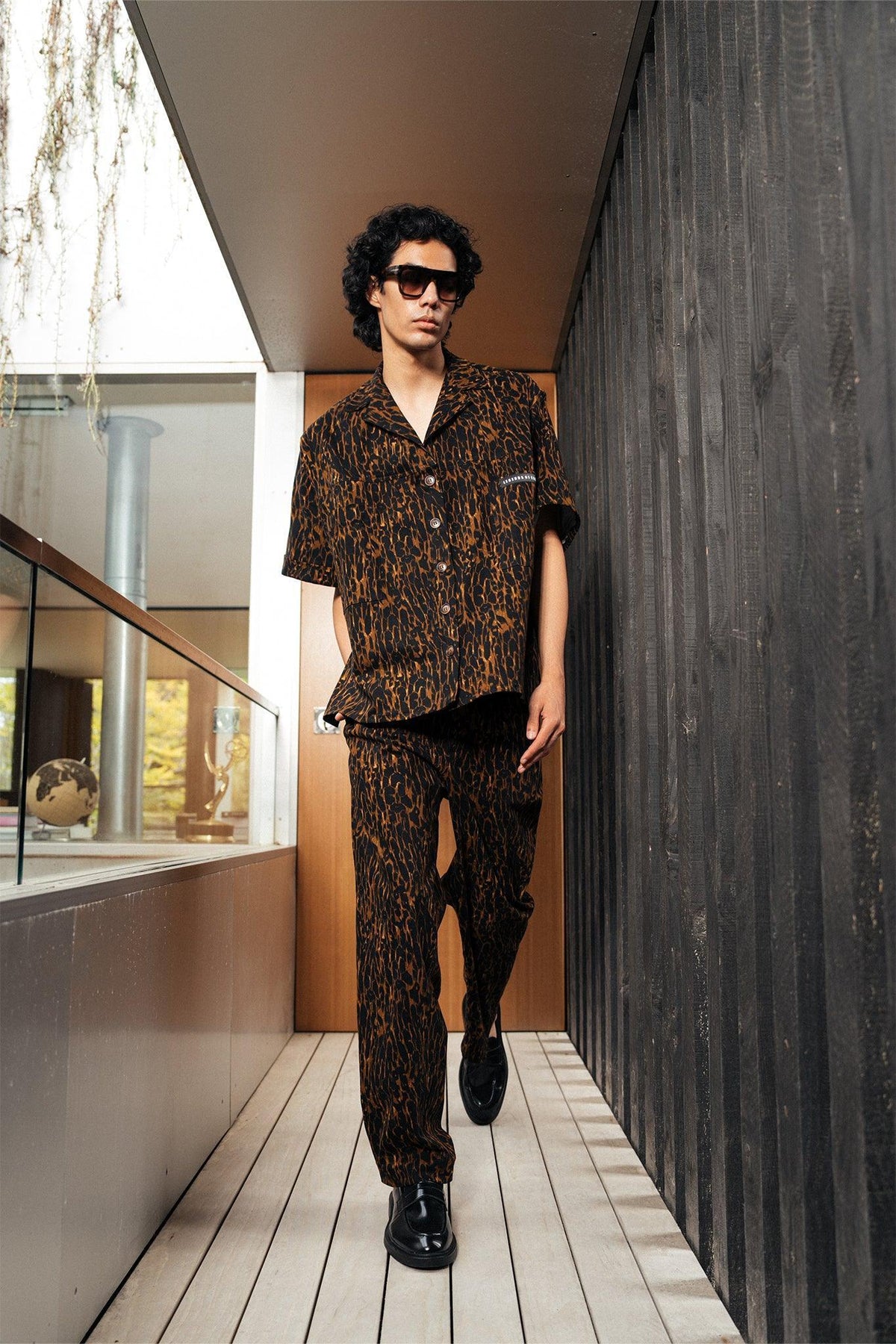 Ulric Leopard Straight Leg Pants - Legends of Creativity