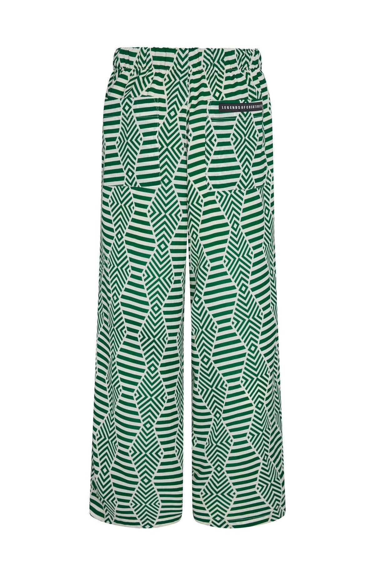 Bowie Printed Linen Baggy Pants - Legends of Creativity