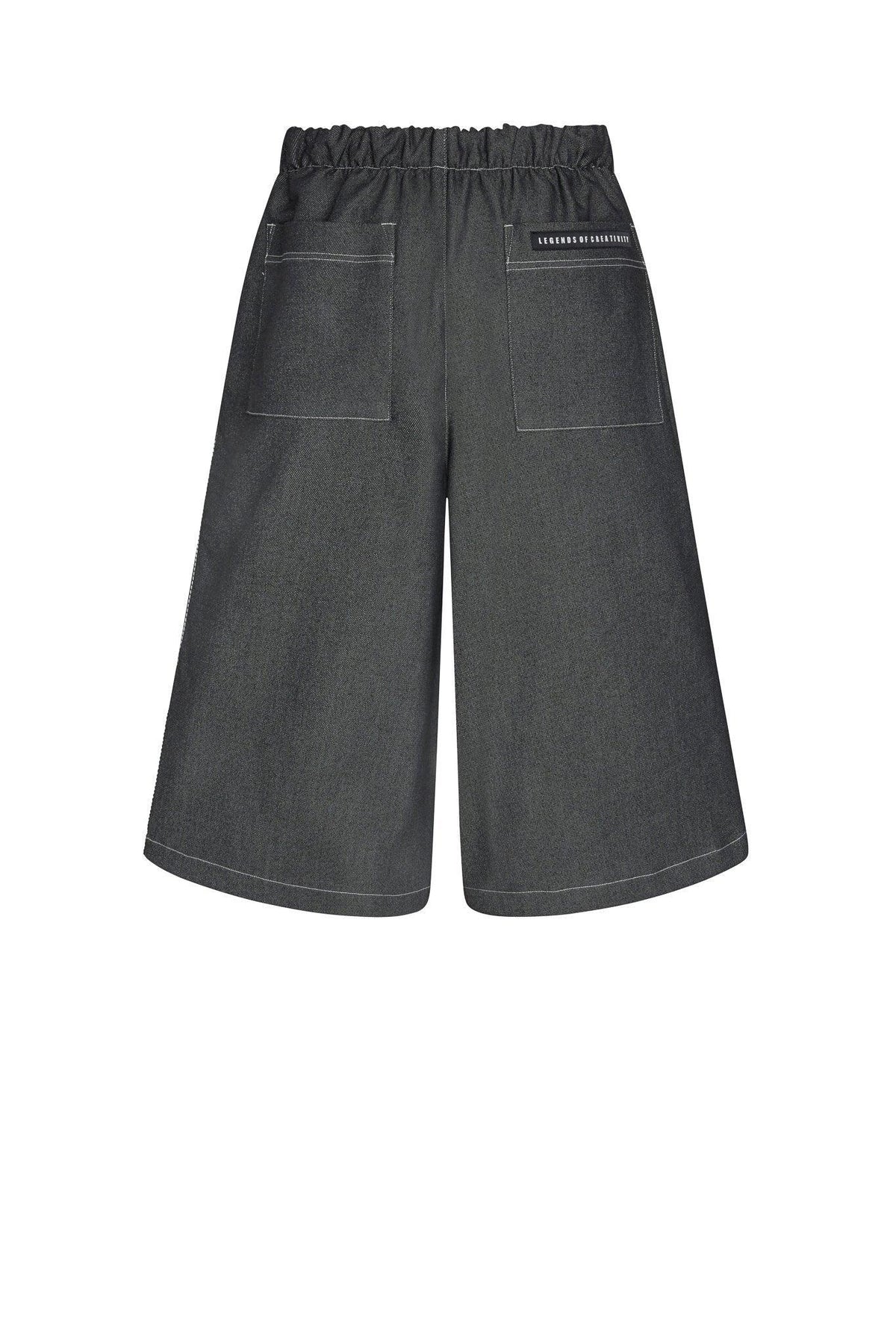 Bowie Denim Baggy Shorts - Luxury Oversized Fit - Legends of Creativity