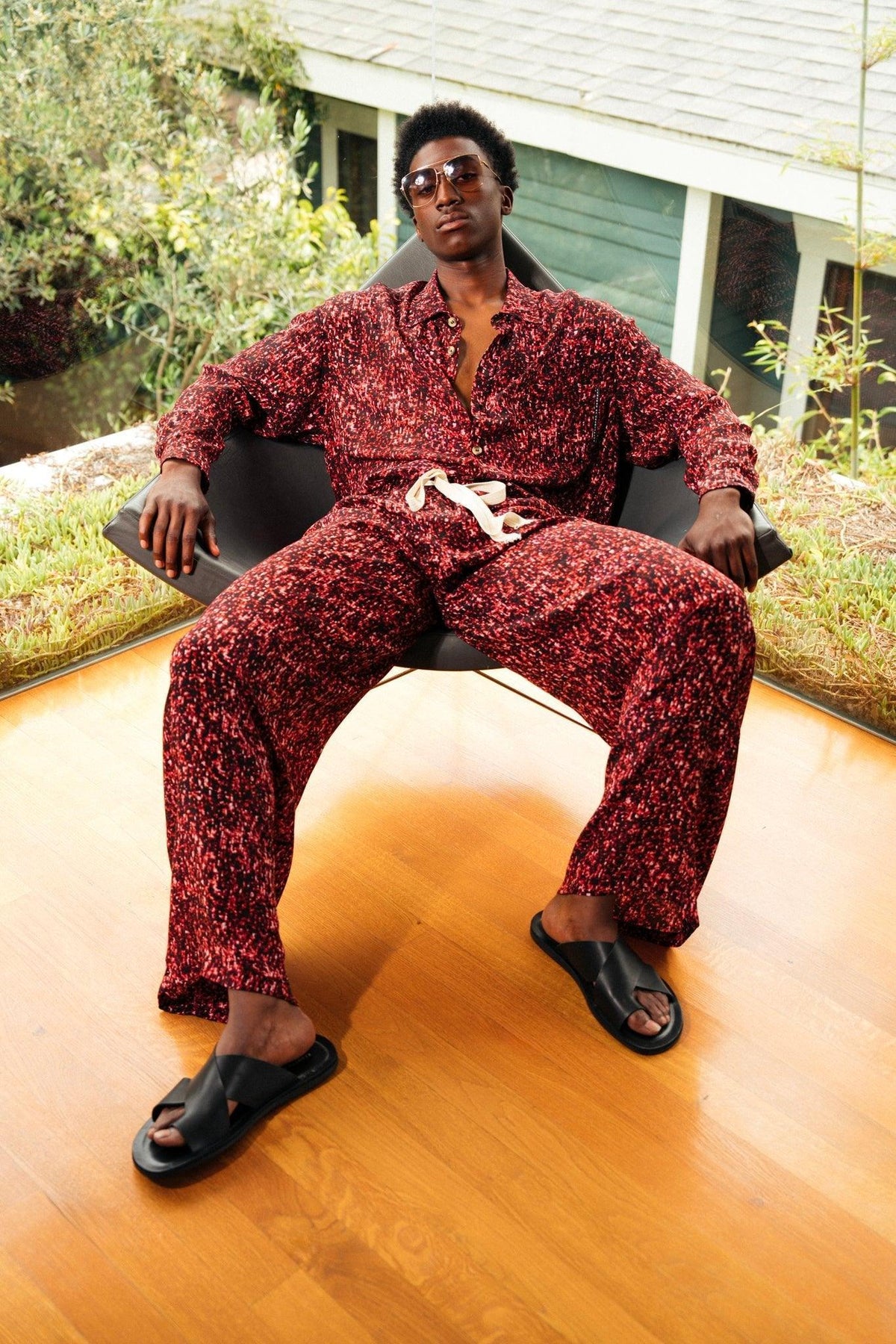 Bowie Digital Camo Baggy Pants – Limited Edition Silk - Legends of Creativity