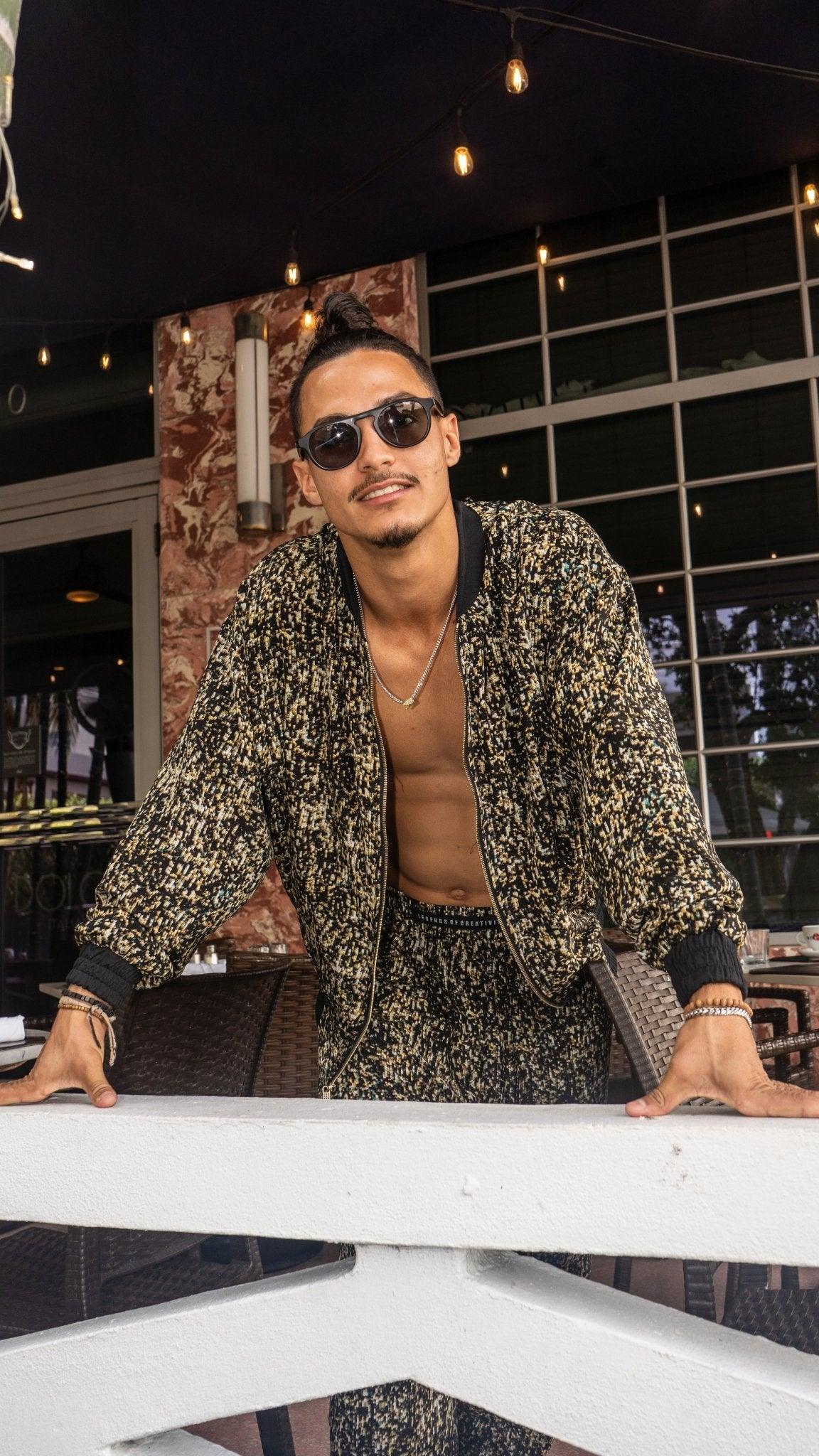 Brady Digital Camo Bomber Jacket – Limited Edition Silk - Legends of Creativity