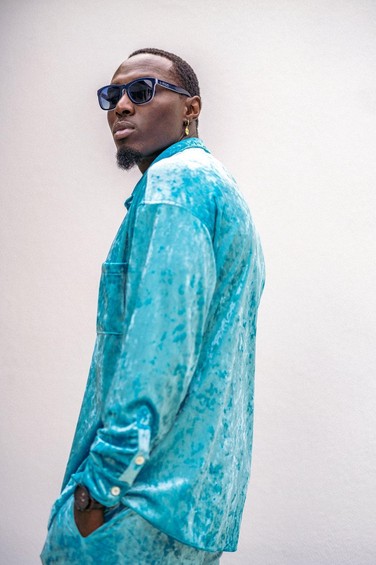 Franklin Velvet Long Sleeve Shirt - Legends of Creativity