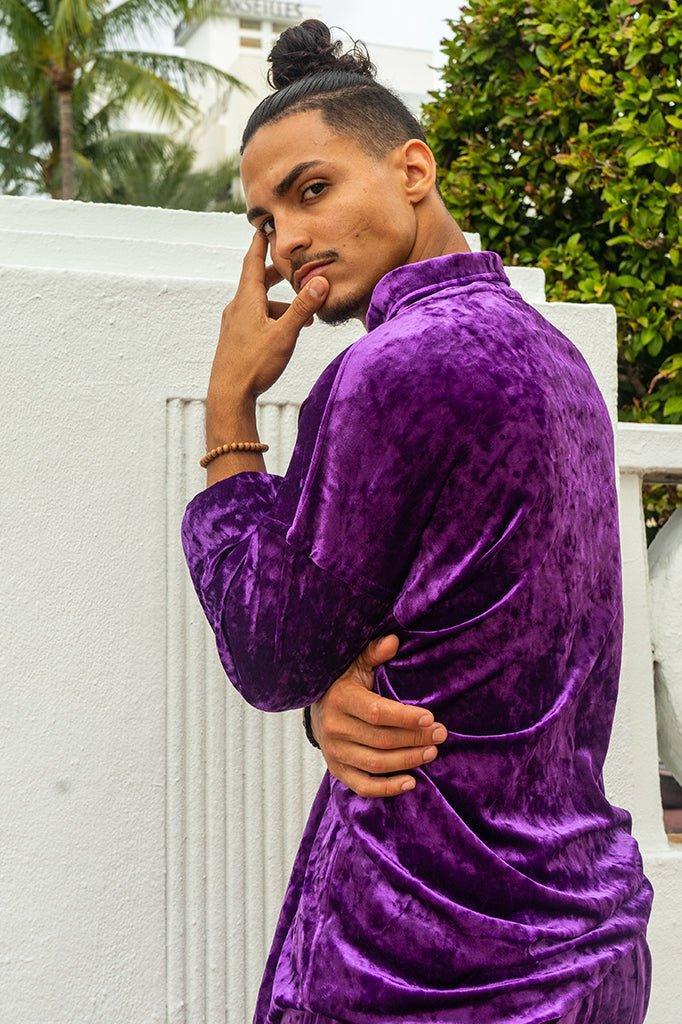 Franklin Velvet Long Sleeve Shirt - Legends of Creativity