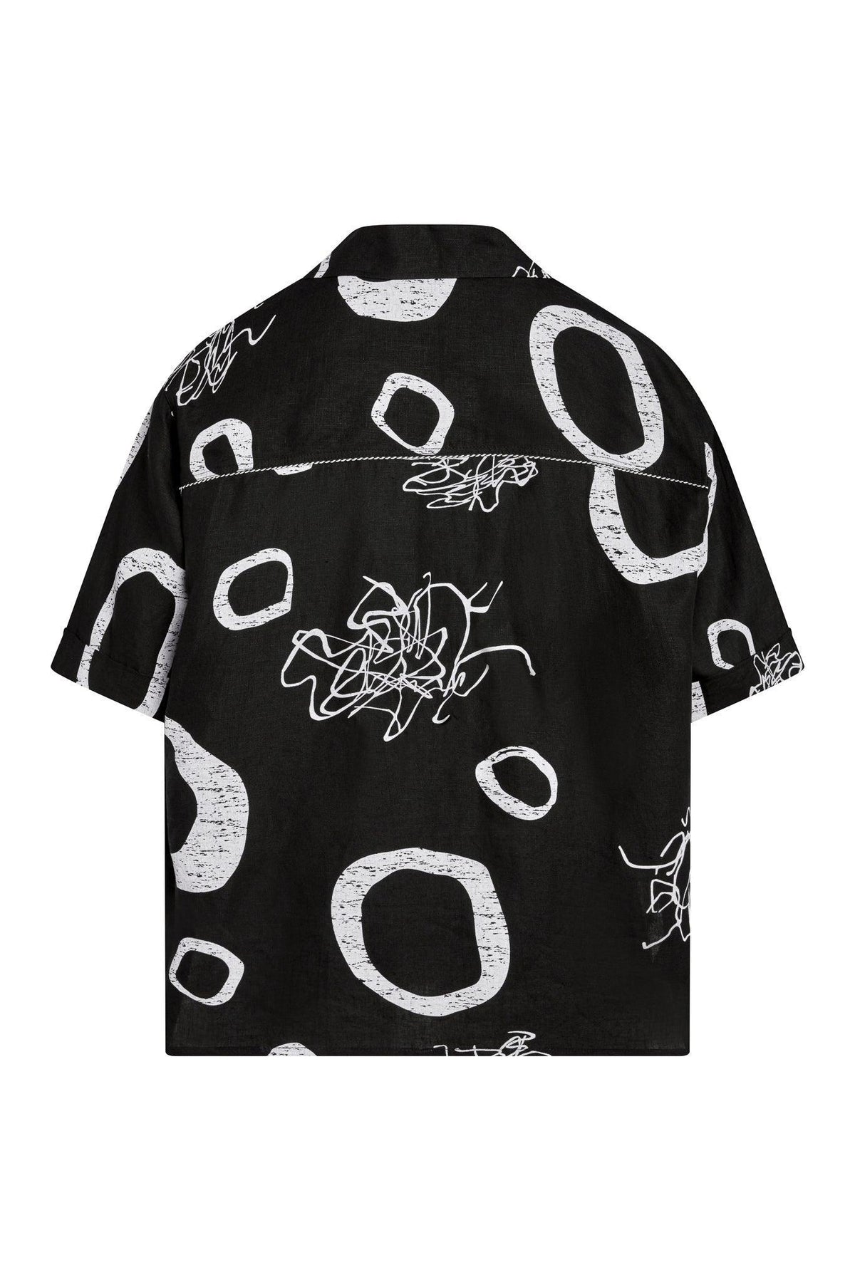 Jackson Abstract Print Camper Shirt - Legends of Creativity
