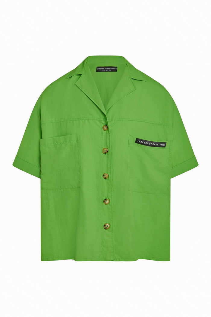 Jackson Nylon Neon Green Camper Shirt - Legends of Creativity