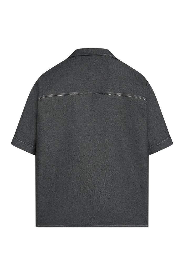 Jackson Denim Camper Shirt - Luxury Stretch Denim - Legends of Creativity