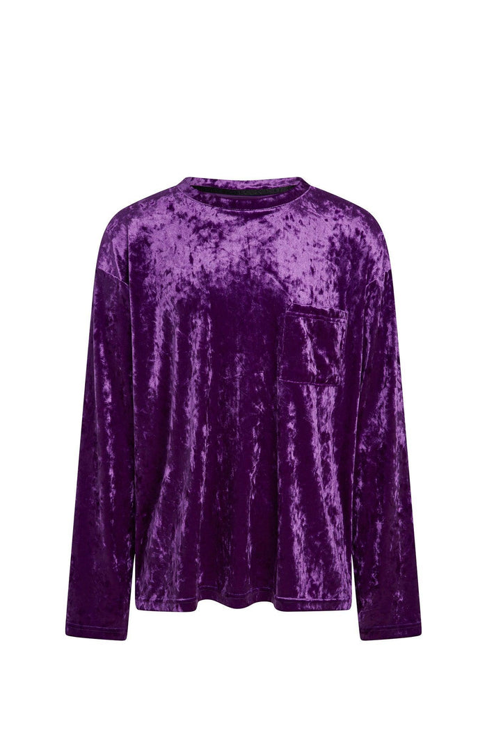 Maxwell Velvet Long Sleeve Top - Legends of Creativity