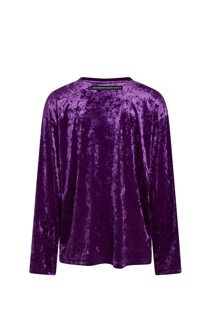 Maxwell Velvet Long Sleeve Top - Legends of Creativity