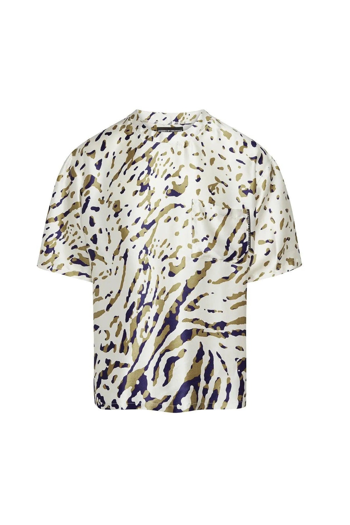 James Abstract Animal Short Sleeve Top - Legends of Creativity