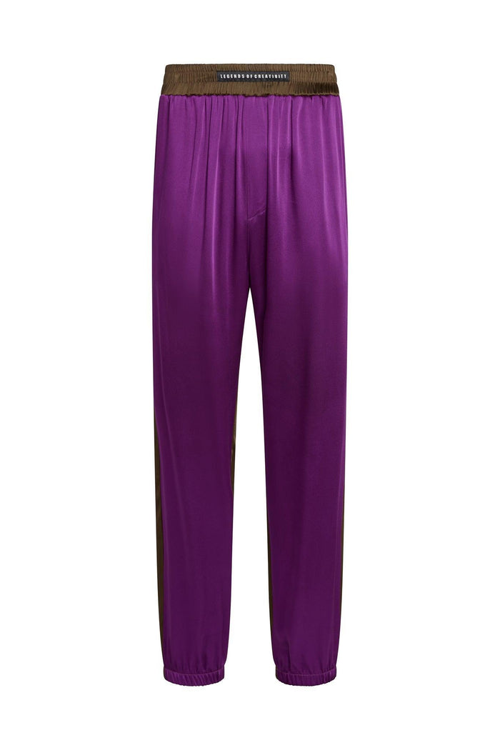 Presley Two-Tone Silk Track Pant - Legends of Creativity