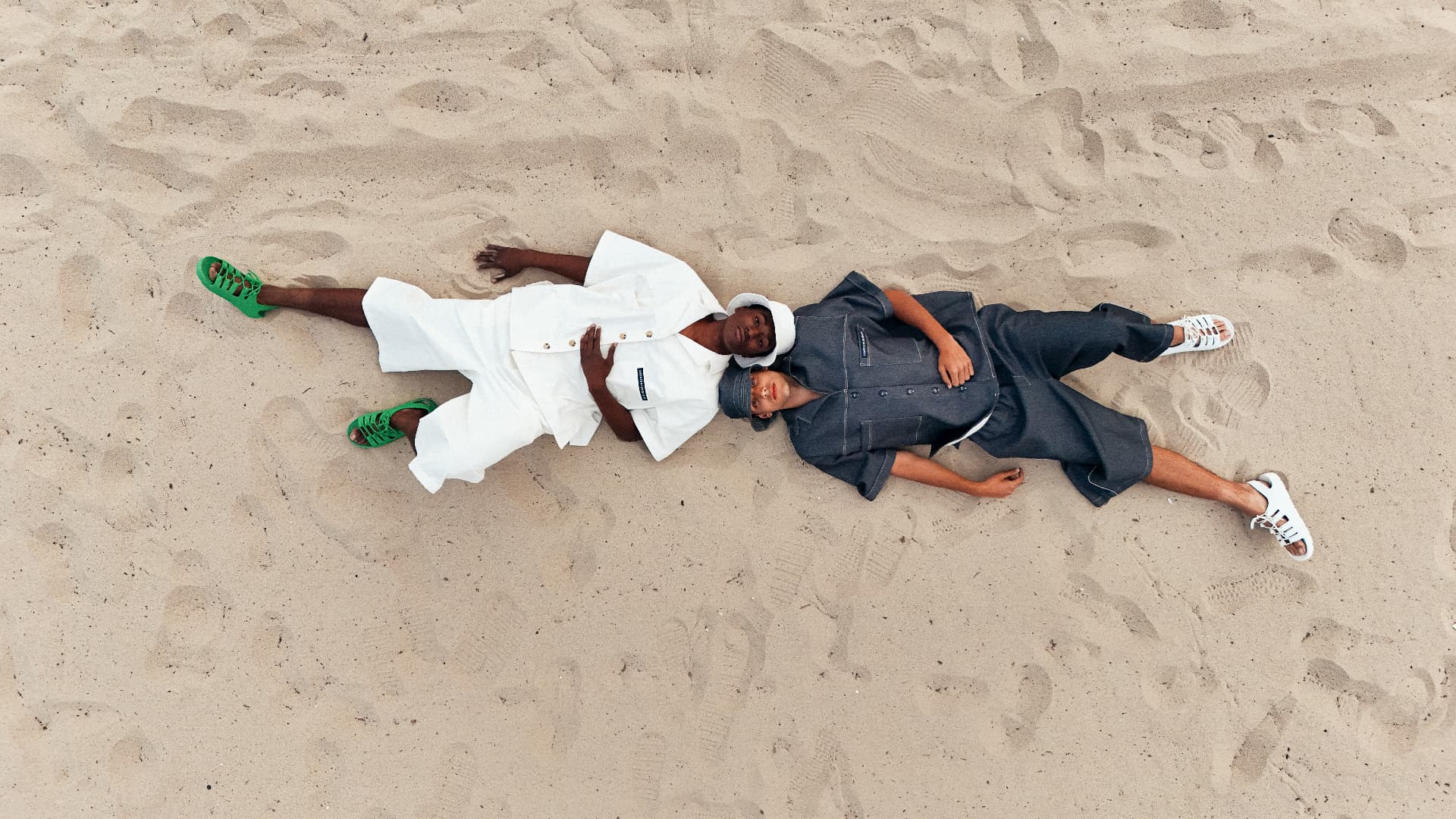 LOC looks on the sand