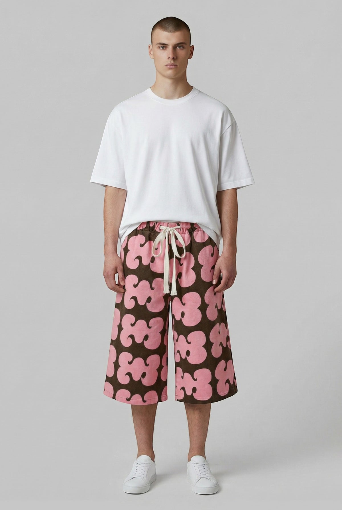 Bowie Joker Print Shorts
