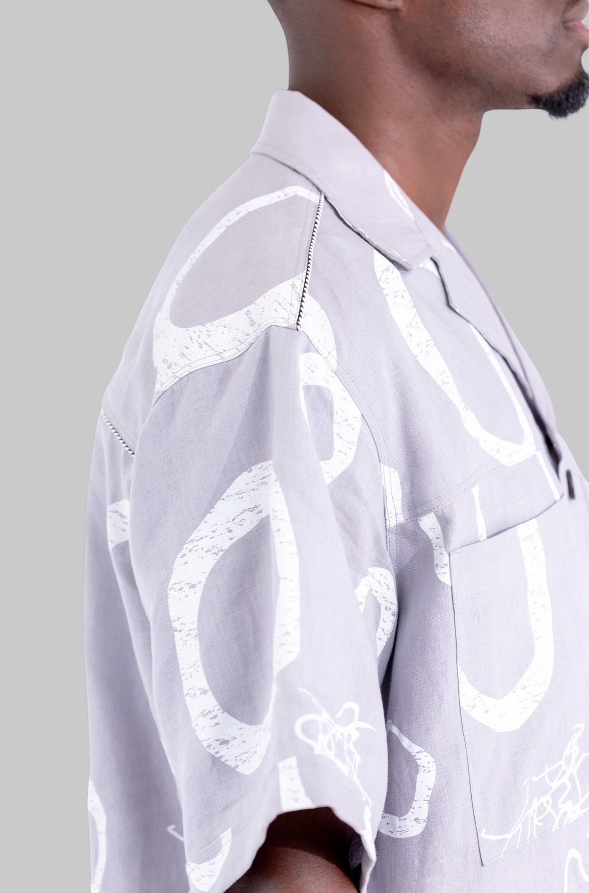 Jackson Abstract Linen Shirt