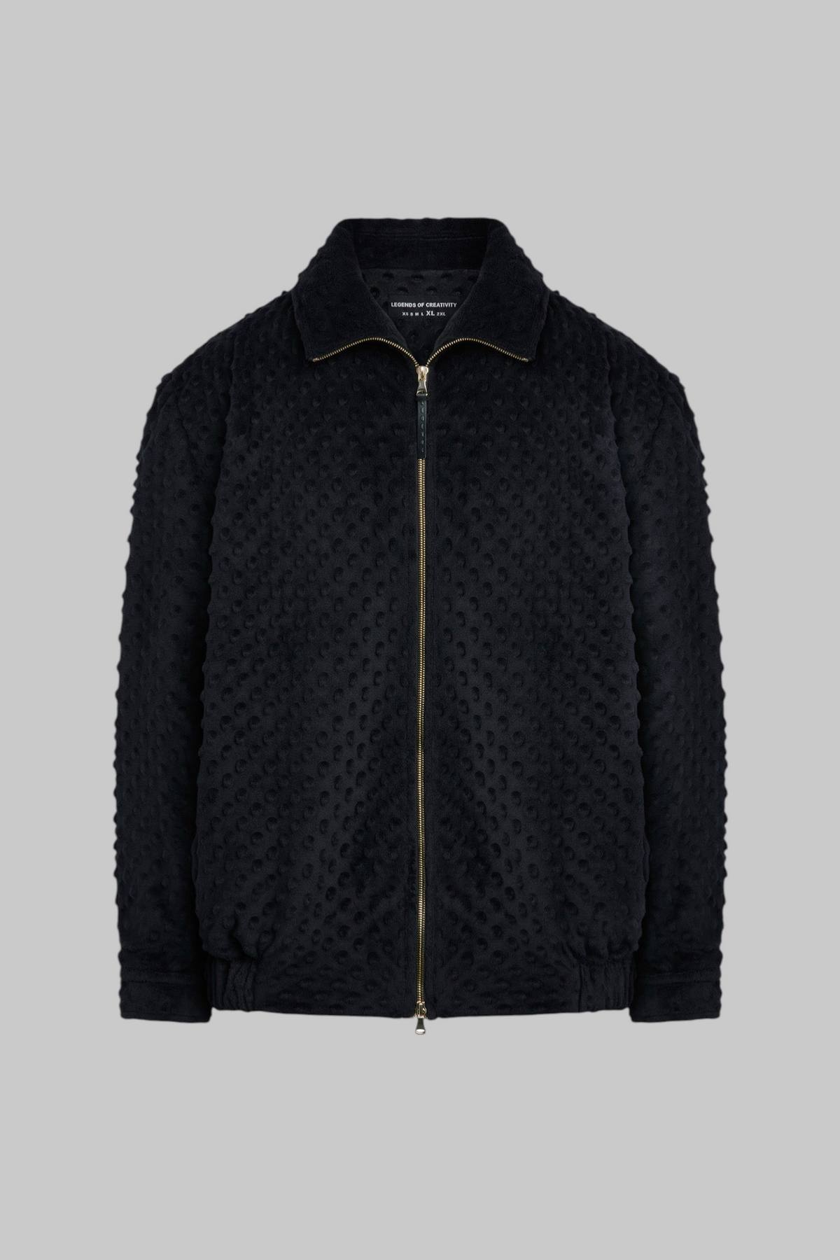 endrix Dimple Funnel Neck Jacket Black  - Legends of Creativity