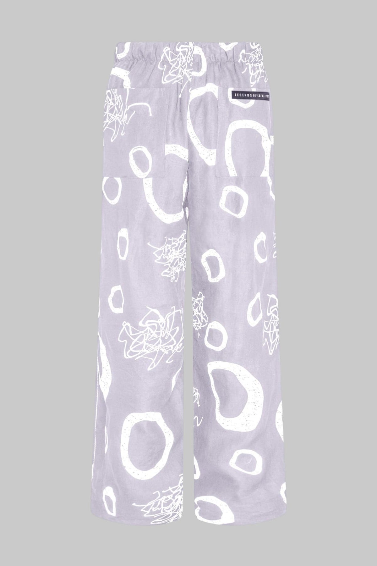 Bowie Abstract Linen Pants