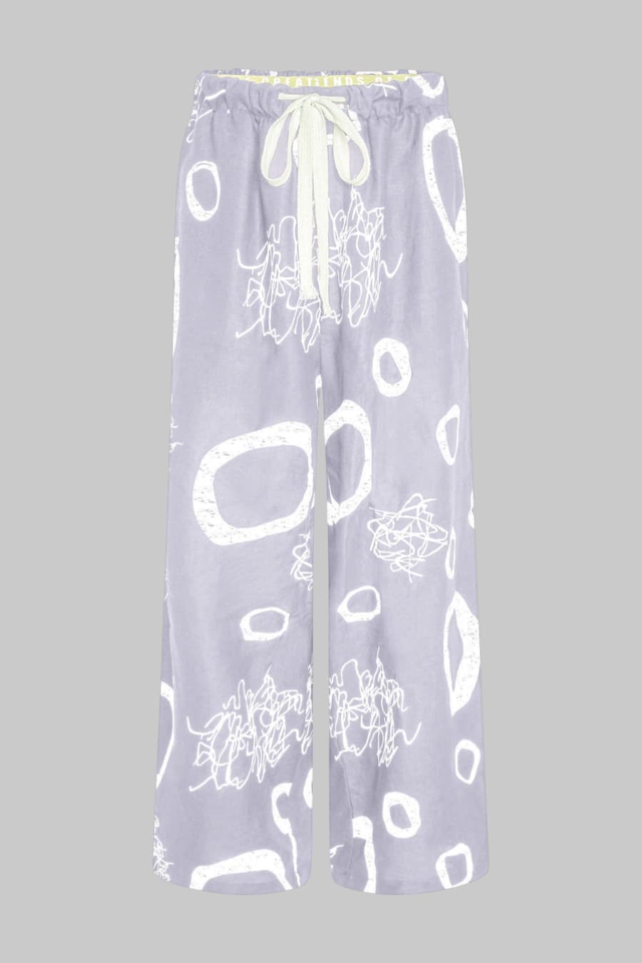 Bowie Abstract Linen Pants
