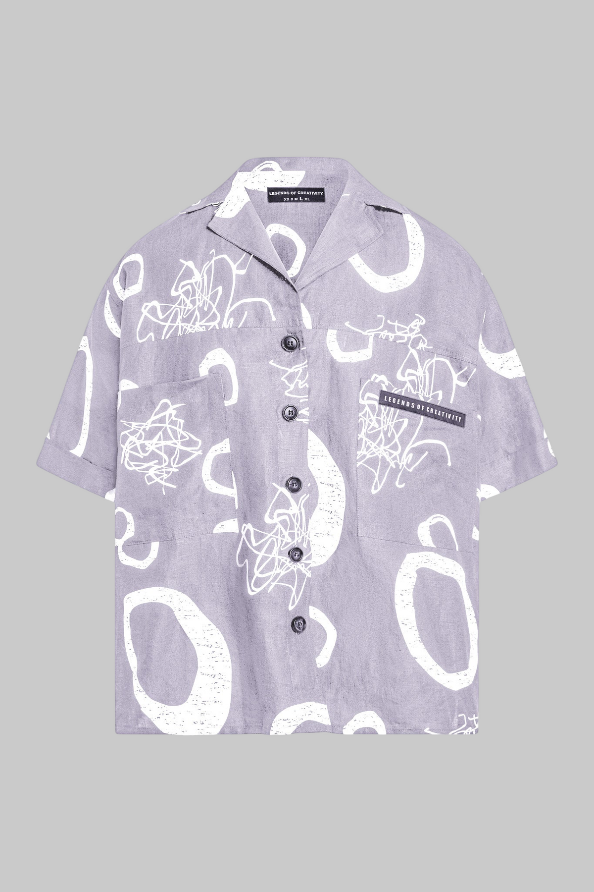Jackson Abstract Linen Shirt