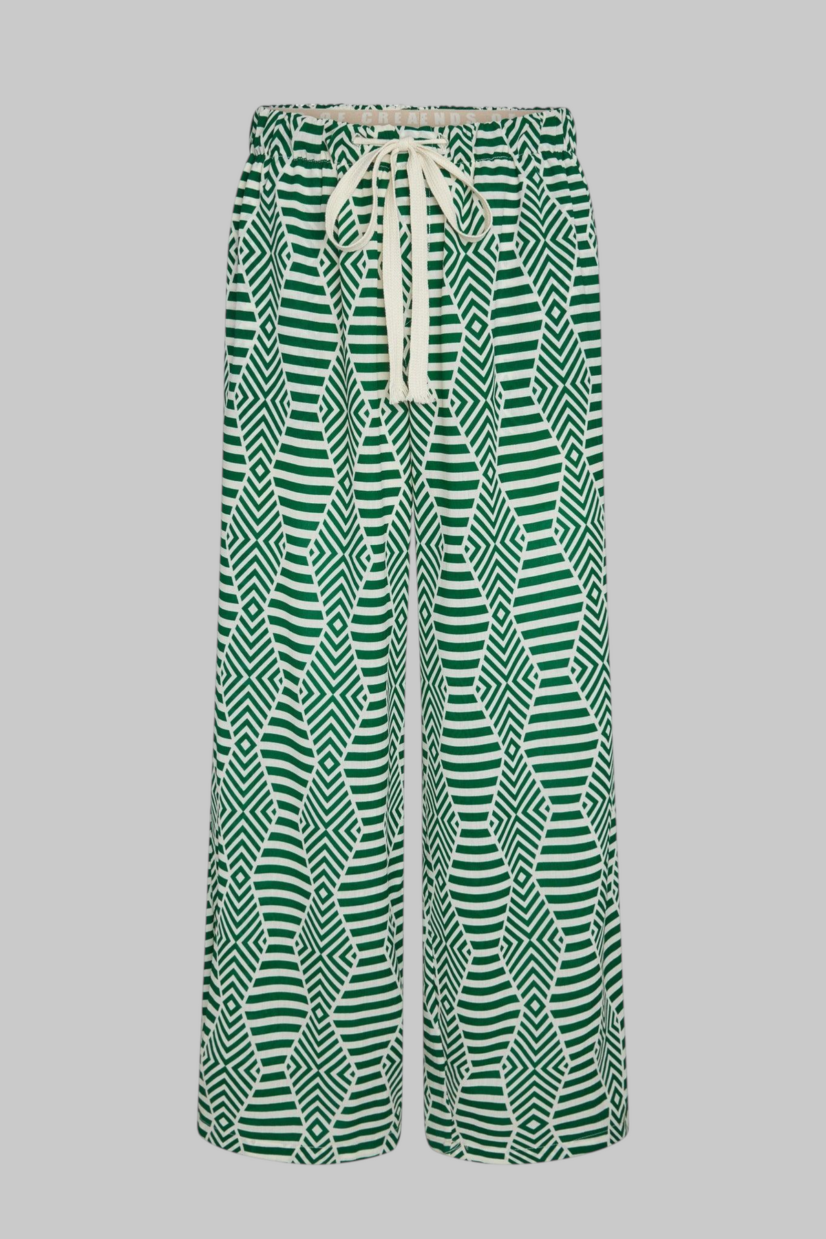 Bowie Printed Linen Baggy Pants - Legends of Creativity
