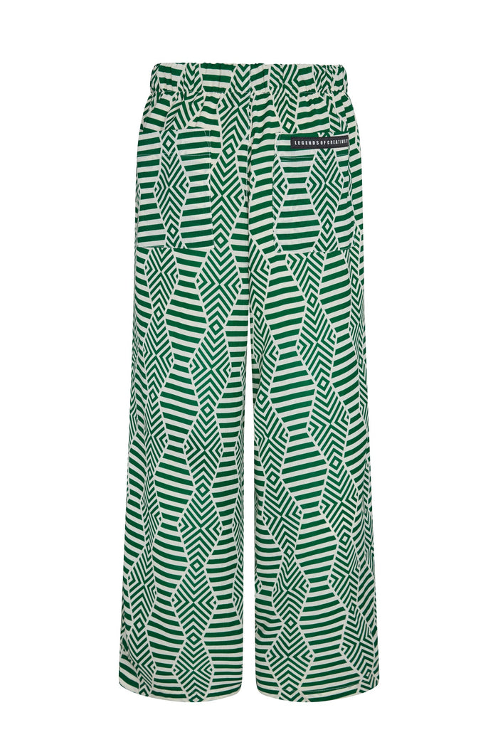 Bowie Baggy Printed Linen Pants - Legends of Creativity