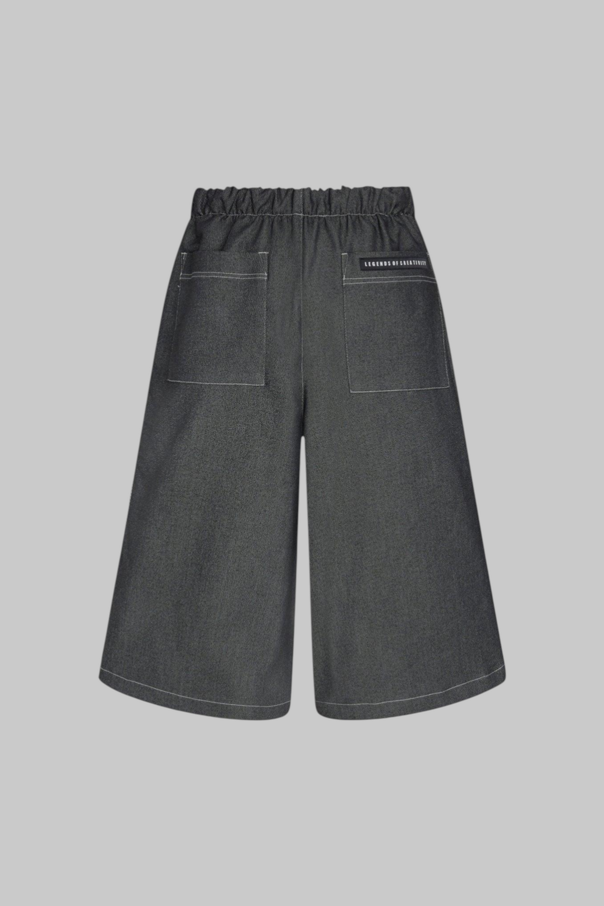 Bowie Denim Baggy Shorts - Luxury Oversized Fit - Legends of Creativity