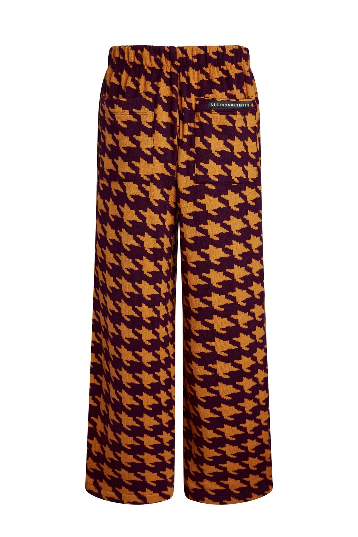 Bowie Houndstooth Baggy Pants - Legends of Creativity