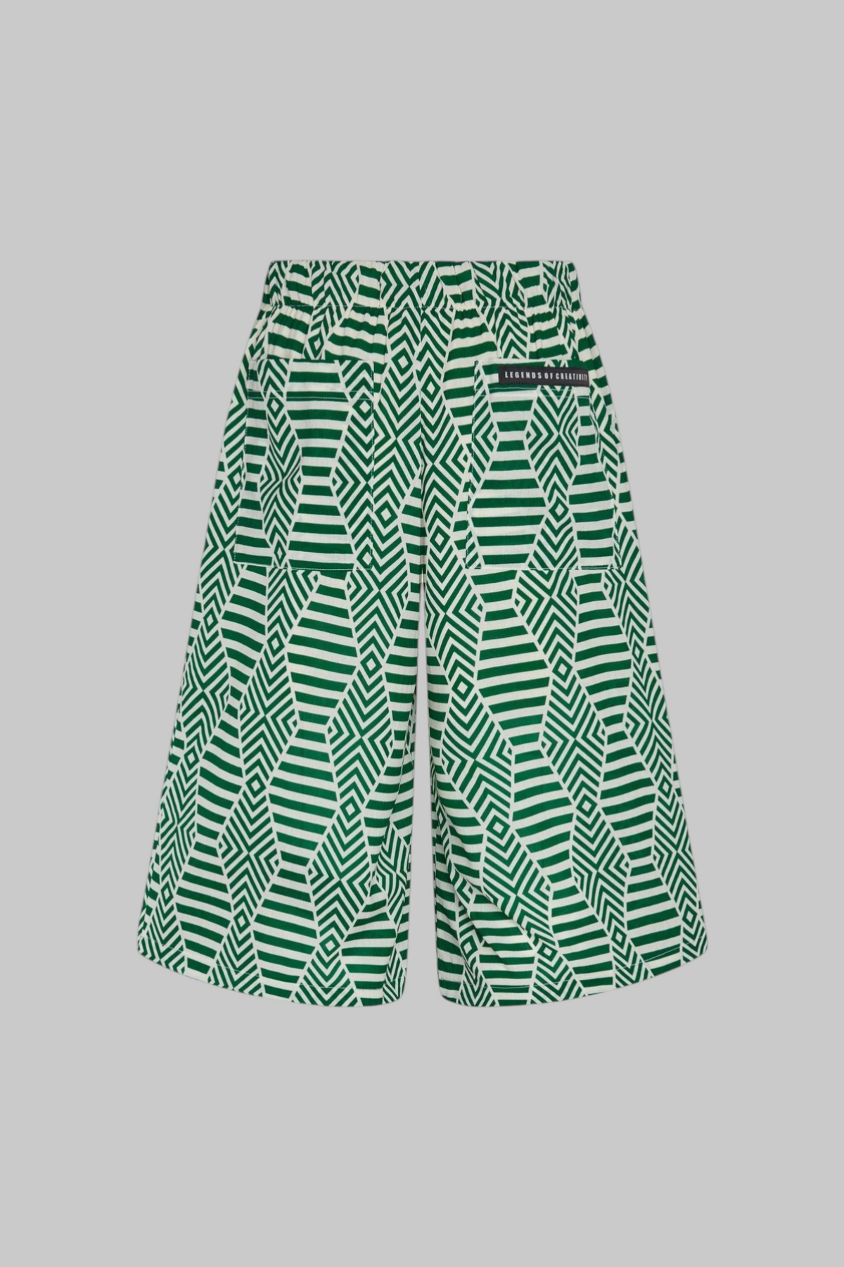Bowie Printed Linen Baggy Shorts - Legends of Creativity