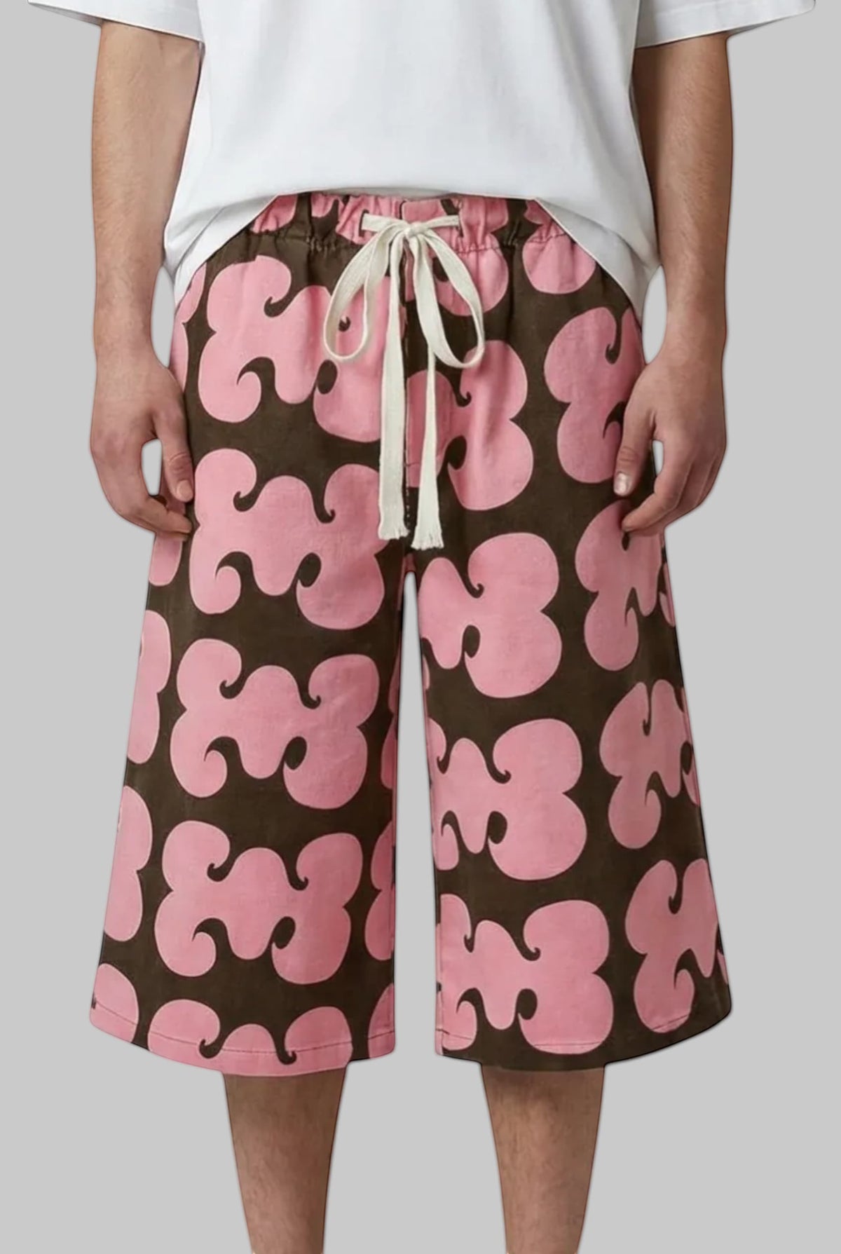 Bowie Joker Print Shorts