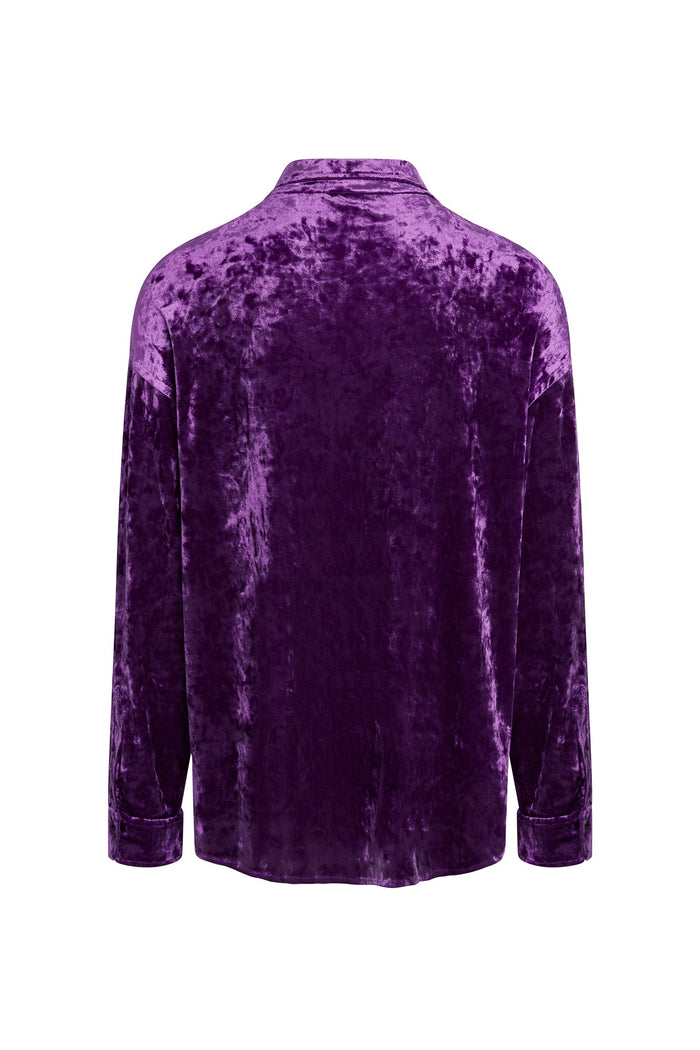 Franklin Velvet Long Sleeve Shirt - Legends of Creativity