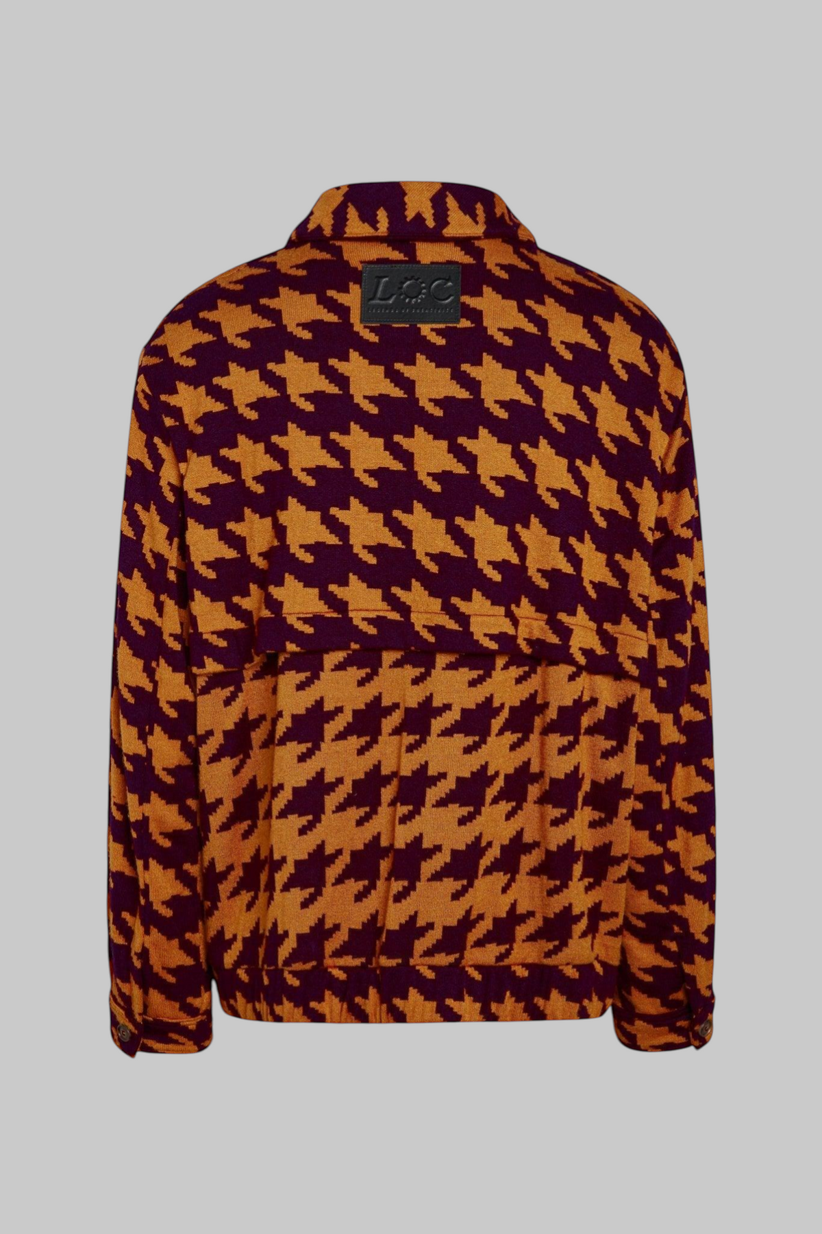 Hendrix Knit Jacquard Funnel Neck Jacket - Legends of Creativity