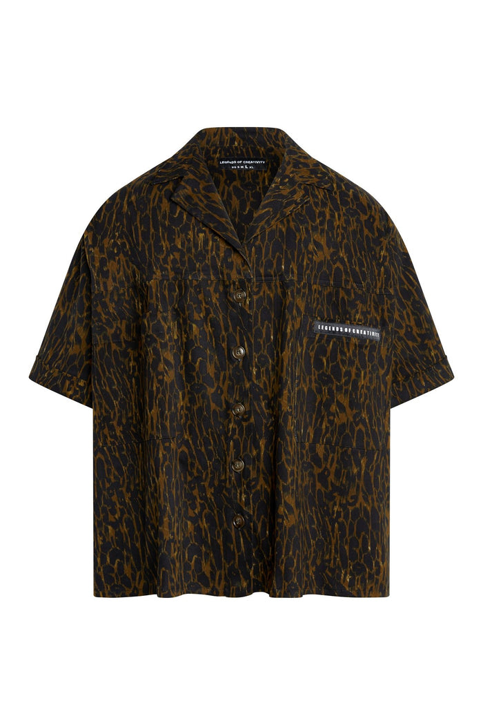 Jackson Camper Shirt - Leopard - Legends of Creativity