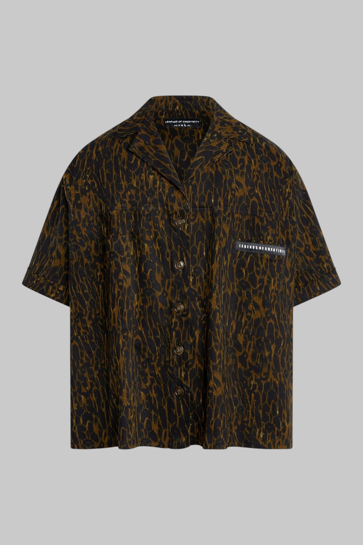 Jackson Leopard Camper Shirt - Legends of Creativity