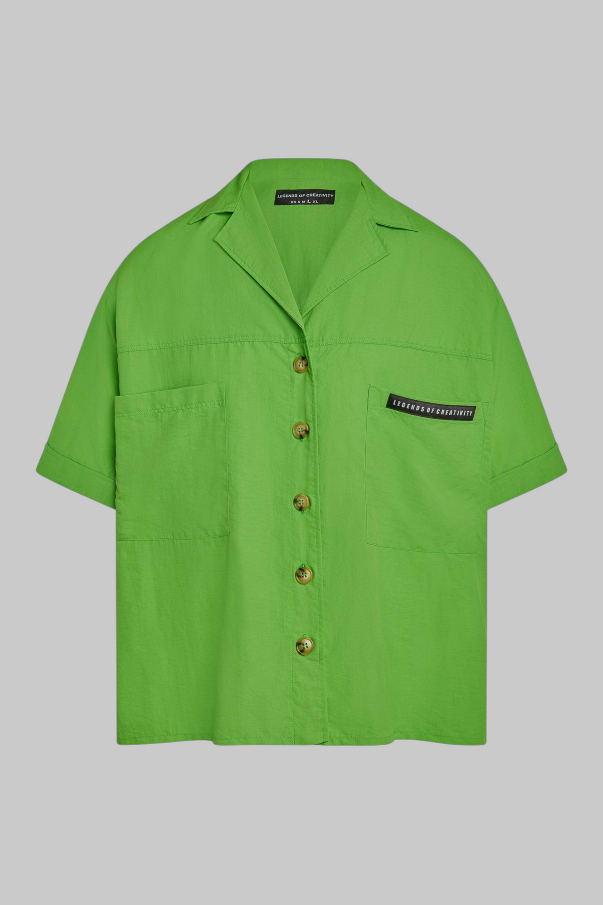 Jackson Nylon Neon Green Camper Shirt - Legends of Creativity