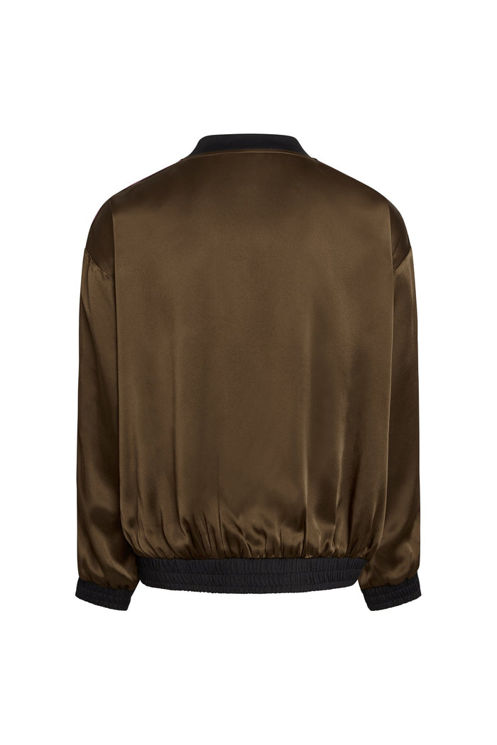 Presley Two - Tone Bomber Jacket - Silk - Legends of Creativity